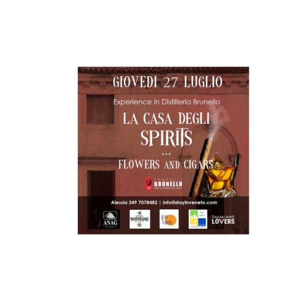 Giovedì 27 luglio: LA CASA DEGLI SPIRITS - Flowers and Cigars