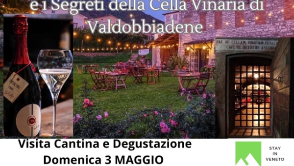 Domenica 3 MAGGIO ore 15.30: Cartizze Experience e I Segreti della Cella Vinaria