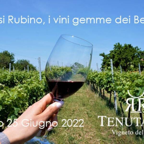 Sabato 25 giugno - Rossi Rubino, i vini gemme dei Berici! 